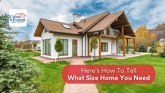 Homes come in various sizes, so you want to make sure you pick one that fits your lifestyle. Here's how to choose the perfect-sized home.
